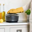 Dexam Single Oven Glove Love Colour 100% Cotton Ochre image 1