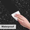 Murgall 3D Art Paper Wallpaper Black Without Adhesive 44x500cm 1 Roll image 2