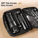 STARESSO Portable Espresso Maker & Coffee Bean Grinder Set with Carrying Bag, Manual Travel Coffee Maker + Burr Coffee Grinder, Waterproof Easy-Carry, Perfect for Travel Camping Hiking On-The-Go image 3