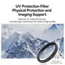 ochama×J.ZAO Action UV Filter for DJI Action 3/4/5PRO - Camera Lens Protector, Anti-Glare Accessory for Action Cam image 1