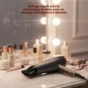 Sèche-cheveux 2200 W avec 3 réglages de température et 2 vitesses, fonction air froid, protection contre la surchauffe et embout concentrateur pour séchage et coiffage rapides image 6