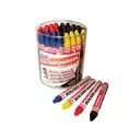 Markal Builders Marker 48 Pack (Blue, Black, Red & Yellow) image 0