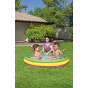 Bestway Pataugeoire gonflable enfants à 3 anneaux multicolore image 1