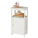 Maison by Premier Shutter White Wood Floor Cabinet image 1