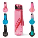 JORDAN & JUDY Tritan Sport Tumbler with Tea Tray and Handle, Solid Rose Red, 1000ml/each image 0