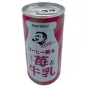 Suntory Boss Strawberry with Milk Coffee  185g image 1