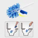 36cm Blue Hand Brush with 29mm Bristles and TPR Rubber Handle, Heavy-Duty Scrubbing image 4