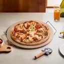 Essentials by Premier Pizza Stone And Cutter Small Set image 2