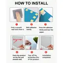 24pcs PVC removable mirror wall sticker, acrylic mirror decoration, suitable for home living room and bedroom decoration (3.5-13.8cm) image 5