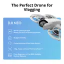 DJI Neo, Mini Drone with 4K UHD Camera for Adults, 135g Self Flying Drone that Follows You, Palm Takeoff, Subject Tracking, QuickShots, Stabilized Video, Built-In Propeller Guard (Controller-Free) image 6