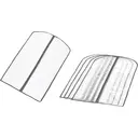 ANQI Sac de rangement pour vêtements en PEVA épaissi anti-humidité Blanc Lot de 5 Grand format 45 pouces image 0