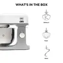 KENWOOD kMix, Robot Pâtissier 5L 1000W, KMX750WH, Blanc image 6