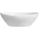 DeerValley Bathroom Sink Oval Ceramic Vessel Sink Practical Hygienic Combines Style and Function, Ideal for Modern Bathroom Design 406 x 330mm White image 0