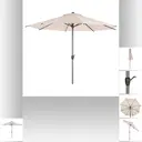 Hespéride Parasol Loompa 3 m - beige image 1