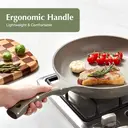 Redchef Starlight Series 24cm Ceramic Frying Pan, Grey Exterior & Interior image 4