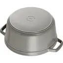 STAUB gietijzeren braadpan - 24 cm, grafietgrijs image 1