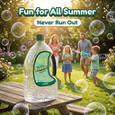Tokky 2000ml Concentrated Bubble Solution Refill - Makes 5 Gallons, Safe & Non-Toxic, Compatible with Bubble Machines, Guns, Wands, Summer Outdoor Party Essential for Kids image 6