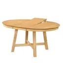 Dining Table Roseville Extendable Round/Oval 115x115-154cm Oak image 2