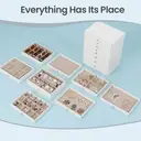 SONGMICSHOME  Jewellery Box, 8-Tier Jewellery Organiser with Drawers, Large Capacity, Jewellery Storage, Modern Style, Gift for Loved Ones, Cloud White image 5