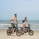 URLIFE 20" * 4 Vélo électrique pour adulte, équipé d'une batterie amovible 48 V 15,6 Ah, autonomie de 80 mi par charge, 7 vit image 10