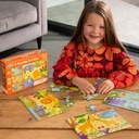 Galt 4 Puzzles in a Box Jungle Animal Jigsaw Puzzles for Kids image 1