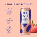 Dash Water - Sparkling Water Infused With Wonky Peaches Multipack - 4 X 330ml image 3