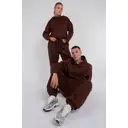 Third Avenue Oversized Fleece Pullover Hoodie - Vintage Brown image 8