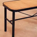 Interiors by Premier Bench Depok Black/Rattan image 4