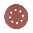 Silverline Hook & Loop Discs Punched 125mm 10pk 240 Grit image 0