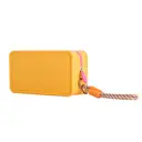 Trousse de Maquillage Portable en Silicone JORDAN&JUDY Colorblock Jaune 20*12*8cm 1 pièce image 0