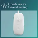 Philips Table Lamp Doughnut Desk Clip USB Rechargeable 3W Blush image 4