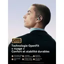 Sanag C16S Écouteurs open-ear Bluetooth avec commandes tactiles, réduction du bruit et fonction de localisation et résistance à l’eau - Noir image 4
