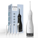 Sunluxy Wireless Portable Water Flosser – 140PSI Strong Water Pressure, 5 Modes, 360° Rotatable Nozzle, 300ml Large Tank, 40-Day Battery Life, F5 White image 8