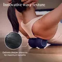 Therabody WaveDuo, Vibrating Roller for the Neck, Back & Spine, Contoured Ergonomic Design, Black image 4