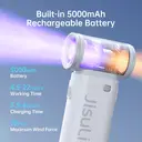 JISULIFE Life 9 Turbo ventilateur portable - Blanc image 2