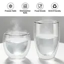 Ju7cer Lot de 2 verres à double paroi - 220 ml + 350 ml image 4