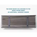 KEVAHOME GREY METAL WIRE WALL SHELF W GREY BOARD S/3  L:18X6X6 M:14X5X6 S:11.5X4X5, New Year Sale , Top gift picks image 7