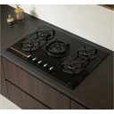 CDA HVG721BL 70cm Five Burner Gas on Glass Hob, Black image 2