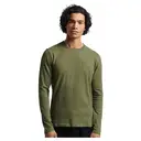 SUPERDRY T-shirt à manches longues avec logo vintage, vert olive - Taille M image 0