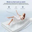 Taschenfederkernmatratze, 7-Zonen-Federkernmatratze mit Spannbettlaken, 160 x 200 cm, 22 cm hoch, H3, atmungsaktiv, mit Rückenstütze, orthopädisch image 3