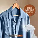 Aucma Handheld Garment Steamer,1500W High-Efficiency Steam,Steam Iron - 300mL Large Capacity Water Tank,Easily Removes Wrinkles,Lightweight Design,Suitable for Home,Office,and Travel, White, with 1 Fur Brush image 4