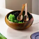 Maison by Premier Decorative Large Round Salad Bowl, Functional Salad Bowl For Kitchen, Traditional Decorative Bowl For Diet image 2