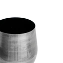 Antique Pewter Bell Bottomed Planter 22cm image 3