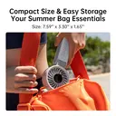 JISULIFE Life 7 Ventilateur portable 3-en-1 avec affichage LED - Blanc image 8