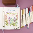 WRITECH Arts Sign Brush Pen 12 Assorted Vintage Colors image 5