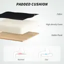 HOMCOM Ergonomic Office Chair, High Back Mesh Computer Desk Chair with Adjustable Headrest and Lumbar Support, Flip-up Armrests for Home Office, Black image 5