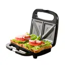 ochama Machine à Sandwich 750W Antiadhésif, Chauffe Double Face, Grille-Pain avec Plaques Fixes, Appareil à Petit-Déjeuner pour Croque-Monsieur et Panini image 0