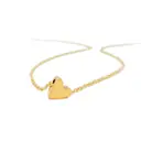 16-Inch 18K Gold Plated Heart Pendant Necklace, Dainty Stainless Steel Love Charm Choker image 4