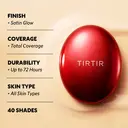 TirTir Mask Fit Red Cushion Foundation SPF40 18g 34C Amber image 2