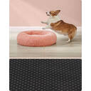 SONGMICS Lit donut et coussin lavable pour animaux rose - 80 cm  image 8